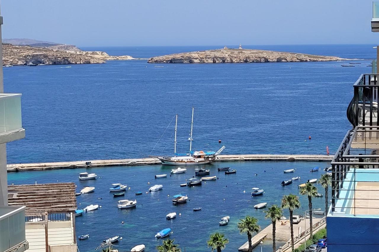 Lovely Apartment With Side Sea View セント・ポールズ・ベイ エクステリア 写真